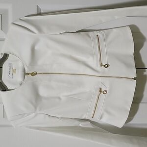 Calvin Klein White Blazer